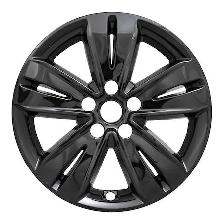 Coast2Coast 17", 5 V Spoke, Gloss Black, Plastic, Set Of 4 IWCIMP446BLK